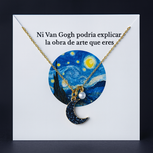 Collar "Noche Estrellada" Van Gogh
