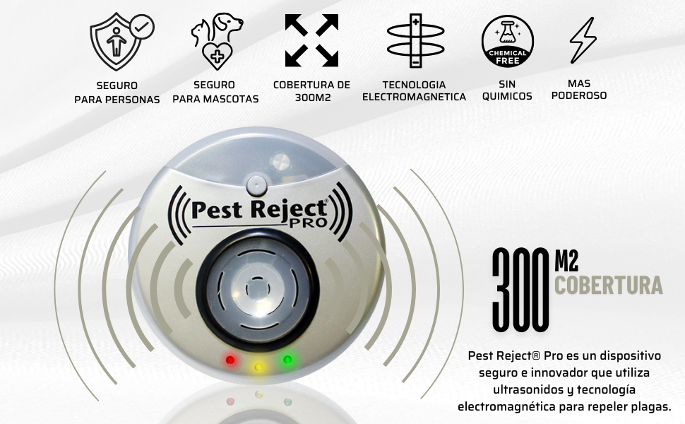 Ahuyentador Ultrasónico de Insectos